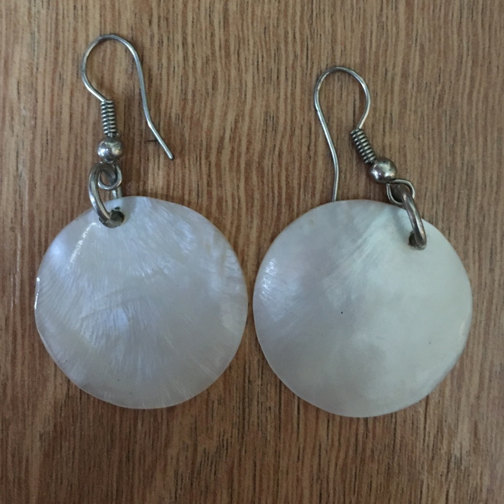 Off white earrings